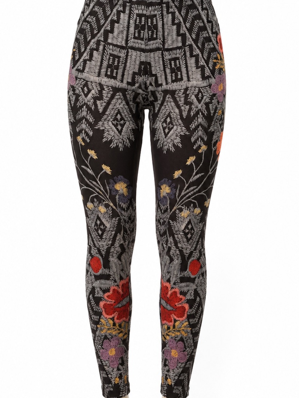 Johnny Was Floral Print Leggings S